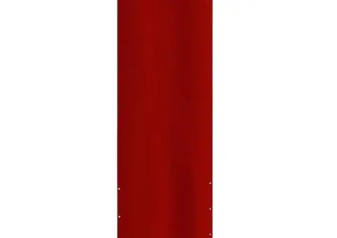 Paravan de balcon, roșu, 80 x 240 cm, țesătură oxford - 1/5