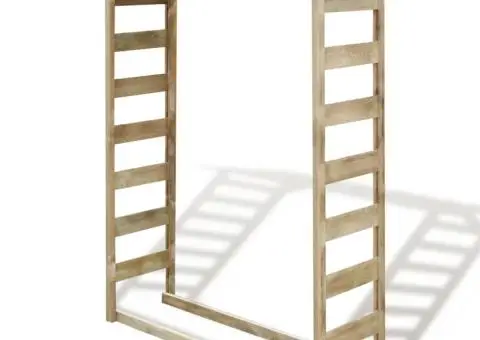 Șopron lemne de foc, 150 x 44 x 176 cm, lemn de pin tratat - 1/5