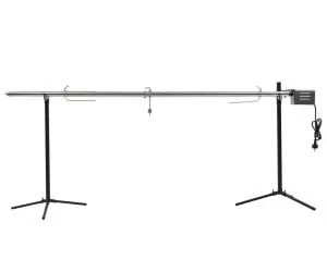Grill automat cu motor din oțel inoxidabil, 207x45x81 cm