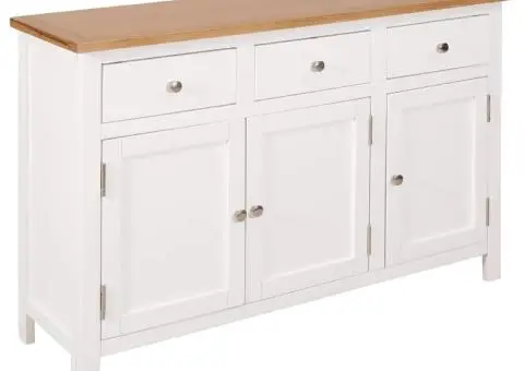 Dulap, 110x33,5x70 cm, lemn masiv de stejar - 1/5