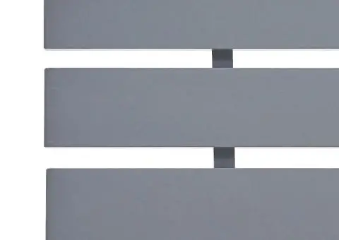 Cadru de pat, gri, 120 x 200 cm, lemn masiv de pin - 5/5