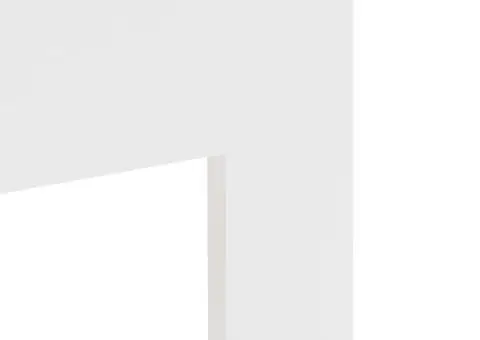 Cadru de pat, alb, 90 x 200 cm, lemn masiv de pin - 5/5