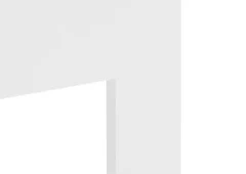 Cadru de pat, alb, 90 x 200 cm, lemn masiv de pin - 5/5