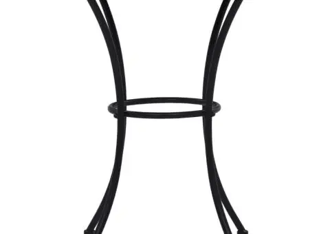 Masă de bistro mozaic, albastru și alb, 60 cm, ceramică - 3/5