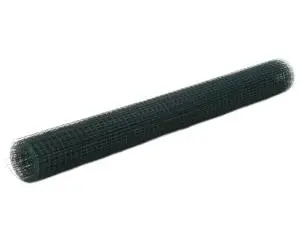 Plasă de sârmă găini, verde, 25 x 1,5 m, oțel cu înveliș PVC