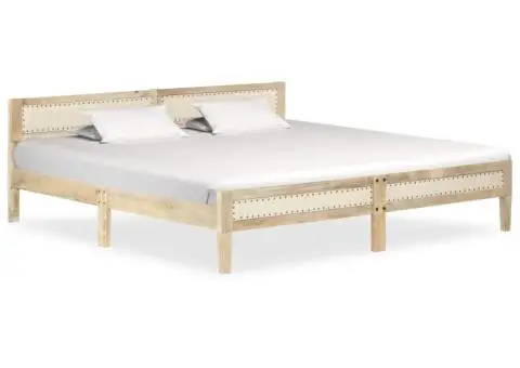 Cadru de pat, lemn masiv de mango, 200 cm - 1/5