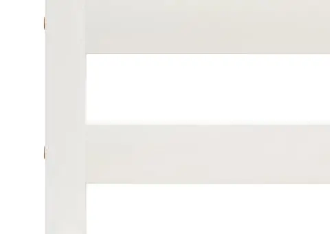 Cadru de pat, alb, 180 x 200 cm, lemn masiv de pin - 5/5