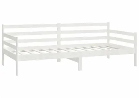 Pat de zi cu saltea, 90x200 cm, lemn masiv de pin - 5/5