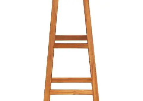 Taburete de bar, 8 buc., lemn masiv de acacia - 4/5