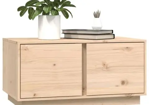 Măsuță de cafea, 80x50x40 cm, lemn masiv de pin - 4/5