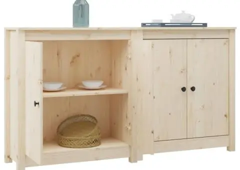 Servante, 2 buc., 70x35x80 cm, lemn masiv de pin - 3/5