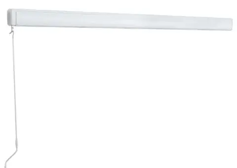 Copertină manuală tip casetă, albastru și alb, 450 x 300 cm - 4/5