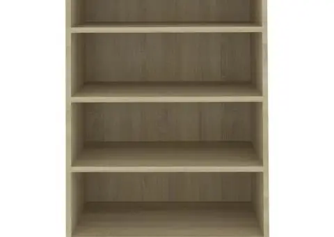 Servantă, stejar Sonoma, 57x35x90 cm, PAL - 4/5