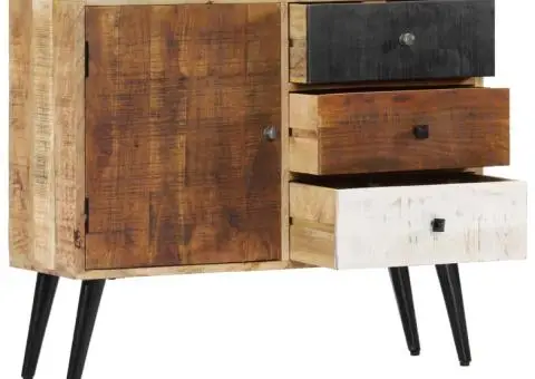 Servantă, 88x30x73 cm, lemn masiv de mango - 4/5