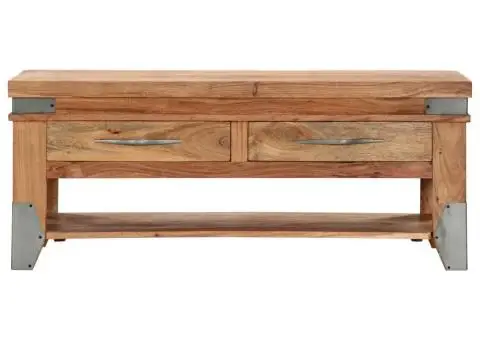 Măsuță de cafea, 110x52x45 cm, lemn masiv de acacia - 2/5