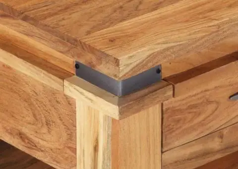 Măsuță de cafea, 110x52x45 cm, lemn masiv de acacia - 5/5