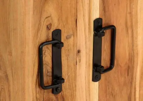 Bibliotecă cu 4 niveluri, 80x30x180 cm, lemn masiv de acacia - 5/5