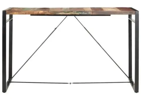 Masă de bar, 180 x 90 x 110 cm, lemn masiv reciclat - 2/5