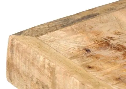 Masă de bucătărie, 180x90x76 cm, lemn masiv de mango nefinisat - 3/5