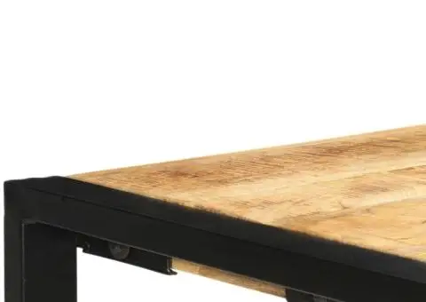 Masă de bar, 110 x 60 x 110 cm, lemn masiv de mango - 4/5