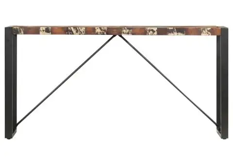 Masă consolă, 150 x 35 x 76 cm, lemn masiv reciclat - 2/5