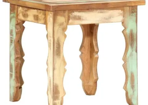 Măsuță de cafea, 40 x 40 x 40 cm, lemn masiv reciclat - 1/5