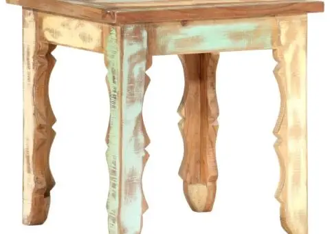 Măsuță de cafea, 40 x 40 x 40 cm, lemn masiv reciclat - 5/5