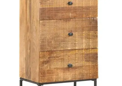 Dulap, 45x30x75 cm, lemn masiv de mango - 1/5