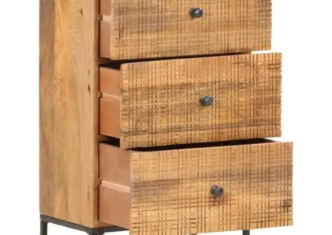 Dulap, 45x30x75 cm, lemn masiv de mango - 2/5