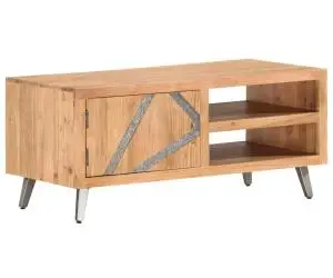 vidaXL Măsuță de cafea, 90x45x40 cm, lemn masiv de acacia
