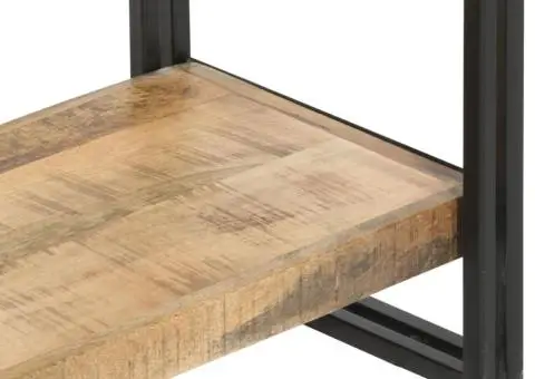 Bibliotecă cu 5 rafturi, 90 x 30 x 180 cm, lemn masiv de mango - 5/5