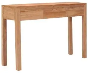 vidaXL Masă consolă, 110 x 35 x 75 cm, lemn masiv de tec