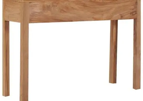 Masă consolă, 110 x 35 x 75 cm, lemn masiv de tec - 4/5