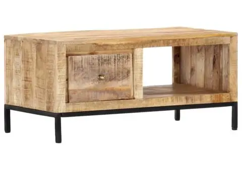 Măsuță de cafea, 88 x 50 x 42 cm, lemn masiv de mango - 1/5