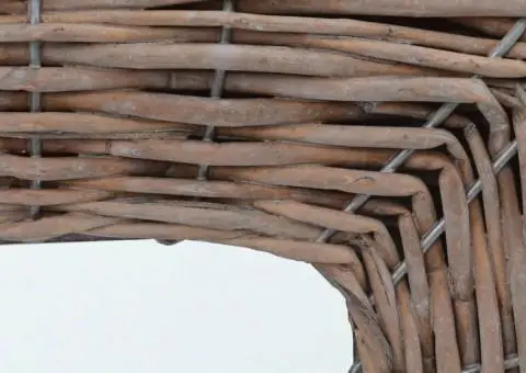 Oglinzi, 3 buc., 15 x 15 cm, răchită - 4/5