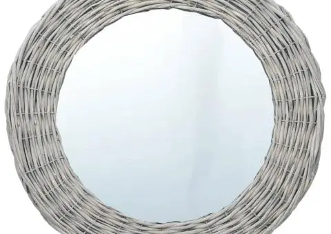 Oglindă, 70 cm, răchită - 1/4