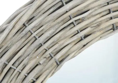 Oglindă, 70 cm, răchită - 3/4