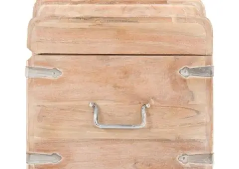 Cufăr de depozitare, 90 x 40 x 40 cm, lemn masiv de acacia - 4/5