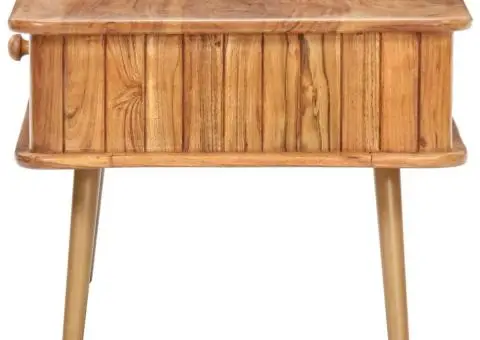 Măsuță de cafea, 100x50x40 cm, lemn masiv de acacia - 4/5