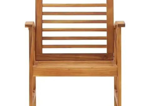 Scaune de grădină, 2 buc., lemn masiv de acacia - 3/5