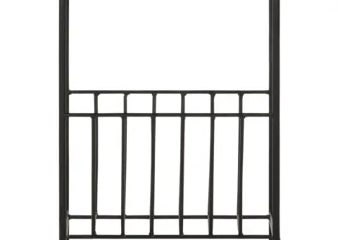 Suport pentru reviste, 40x30x50 cm, lemn masiv de mango și oțel - 2/5