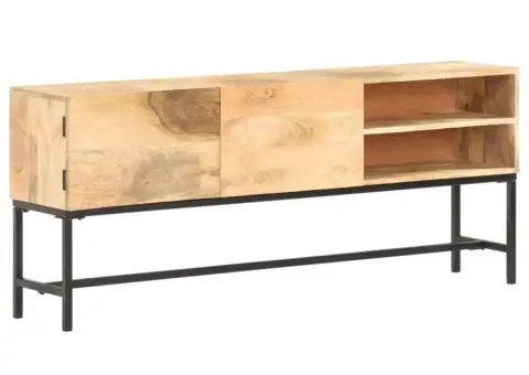 Dulap, 145 x 30 x 60 cm, lemn masiv de mango - 1/5