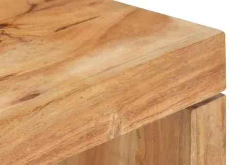 Set măsuțe de cafea, 2 piese, lemn masiv de acacia - 5/5