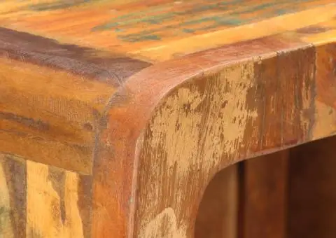 Dulap înalt, 45 x 32 x 110 cm, lemn masiv reciclat - 4/5