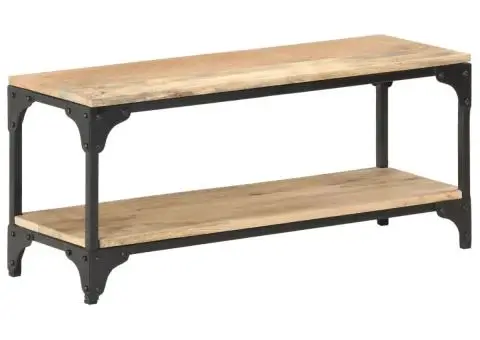 Măsuță de cafea, 90x30x40 cm, lemn masiv de mango - 1/5