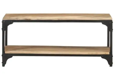 Măsuță de cafea, 90x30x40 cm, lemn masiv de mango - 2/5