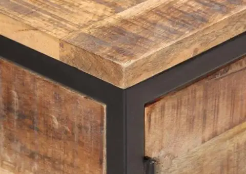 Servantă, 85 x 30 x 80 cm, lemn de mango nefinisat - 4/5