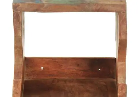 Suport bicicletă de perete, 35 x 25 x 25 cm lemn masiv reciclat - 2/5