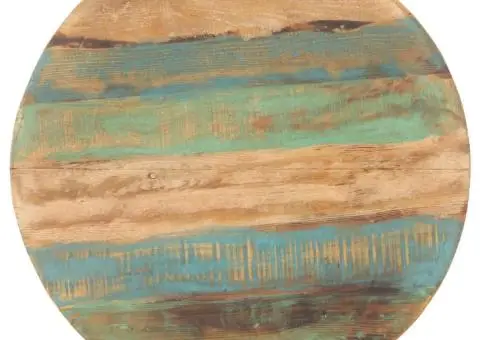 Masă de bucătărie, 80 cm, lemn masiv reciclat - 2/5