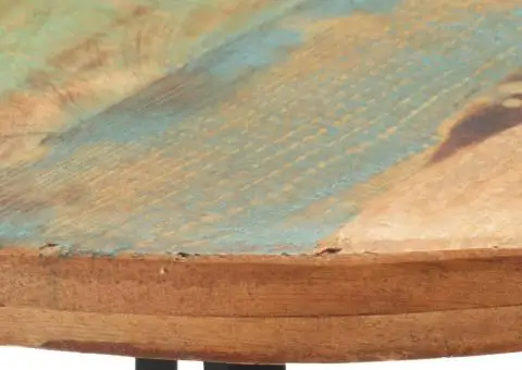 Masă de bucătărie, 80 cm, lemn masiv reciclat - 3/5